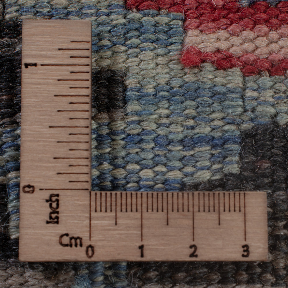 Kelim Teppich - Splash - 204 x 146 cm - mehrfarbig