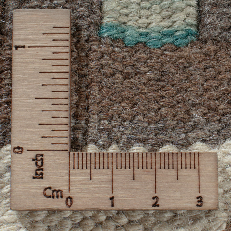 Kelim Teppich - Splash - 286 x 206 cm - dunkelgrau