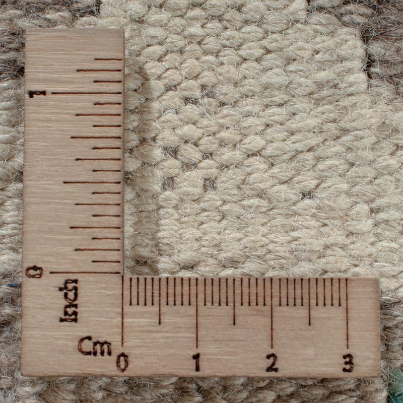 Kelim Teppich - Splash - 300 x 253 cm - hellgrün