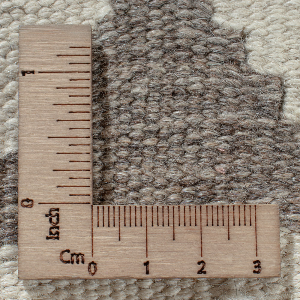 Kelim Teppich - Splash - 299 x 200 cm - hellgrau