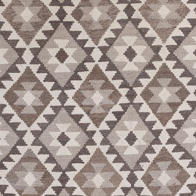 Kelim Teppich - Splash - 239 x 185 cm - hellgrau