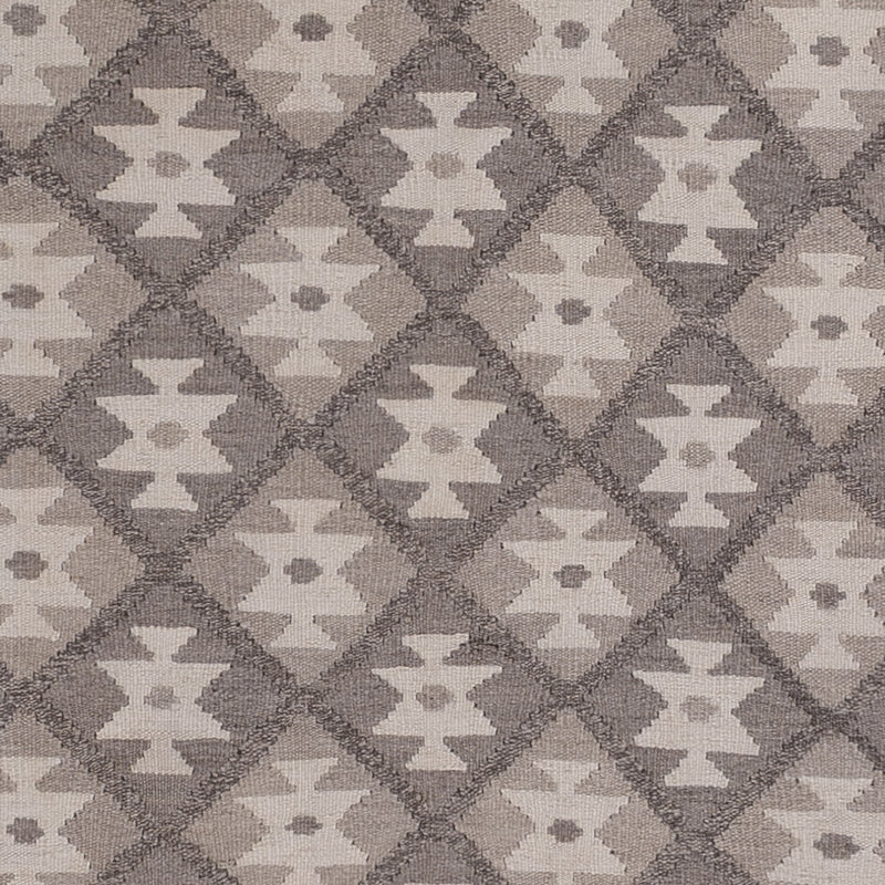 Kelim Teppich - Splash - 244 x 177 cm - dunkelgrau