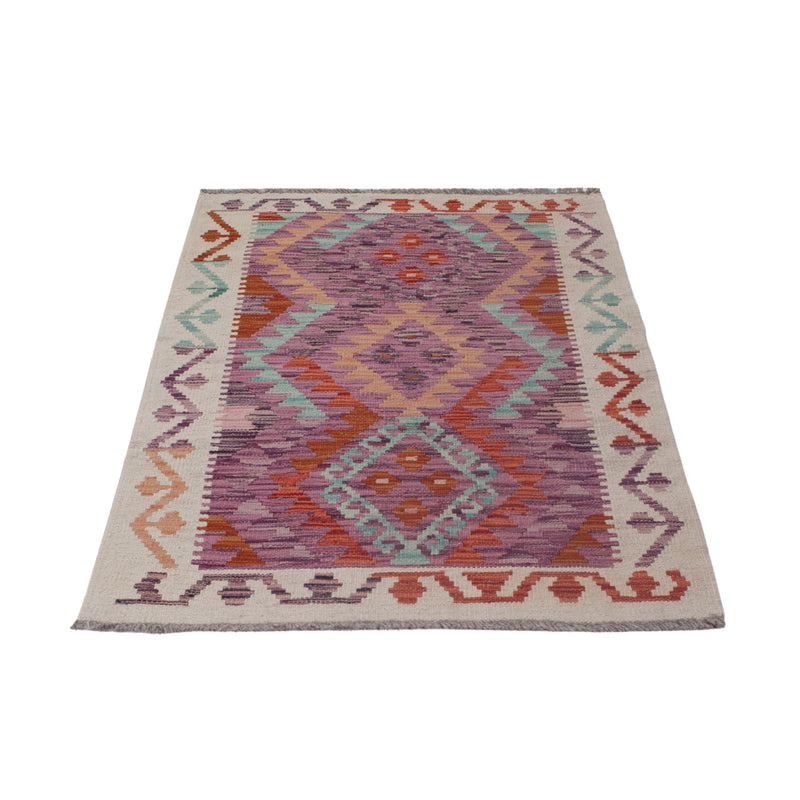 Kelim Teppich - Splash - 121 x 78 cm - mehrfarbig