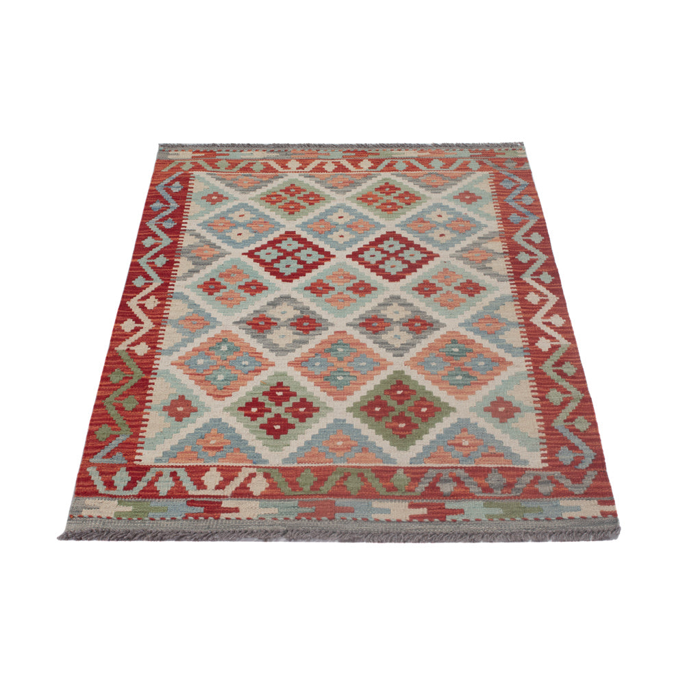 Kelim Teppich - Splash - 120 x 83 cm - mehrfarbig