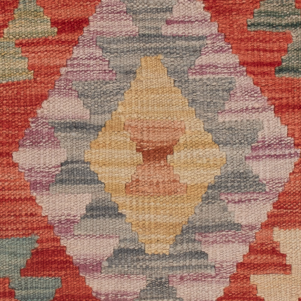 Kelim Teppich - Splash - 121 x 76 cm - mehrfarbig