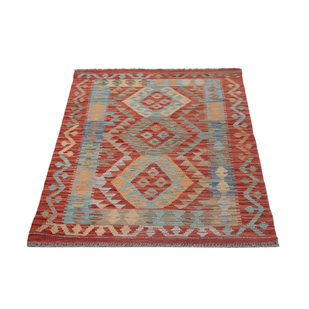 Kelim Teppich - Splash - 136 x 82 cm - mehrfarbig