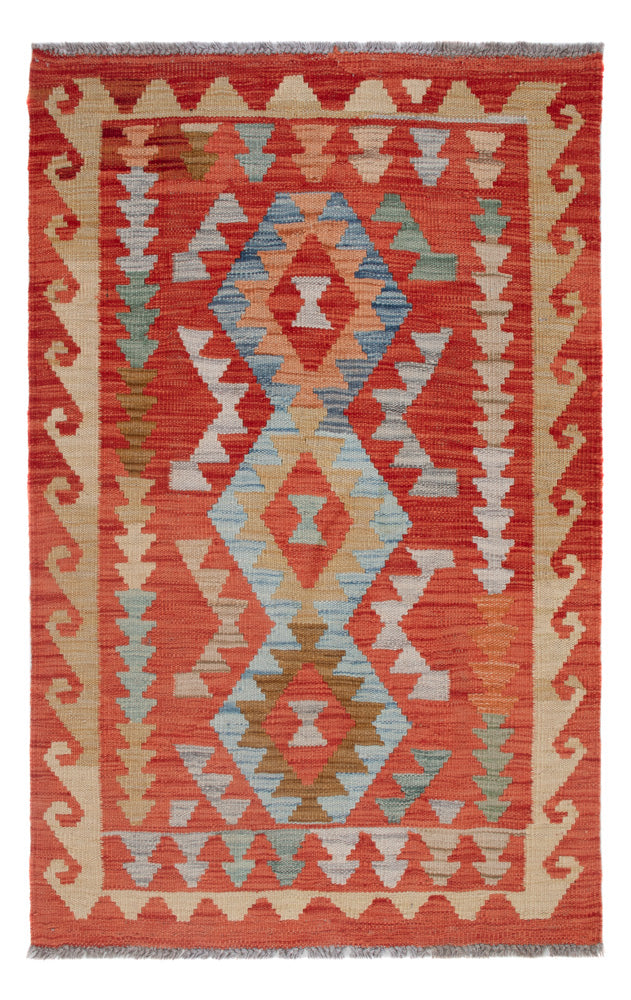 Kelim Teppich - Splash - 118 x 76 cm - mehrfarbig