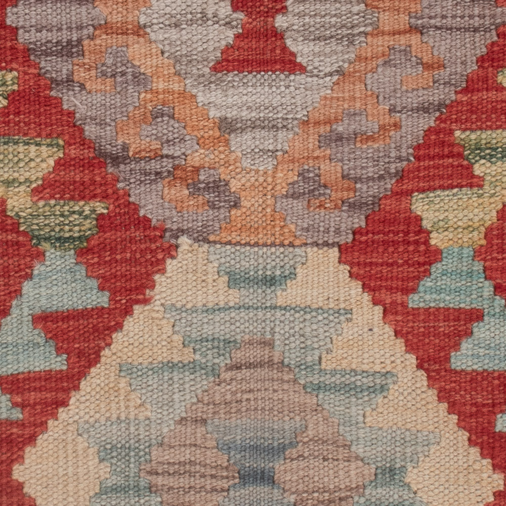 Kelim Teppich - Splash - 128 x 74 cm - mehrfarbig