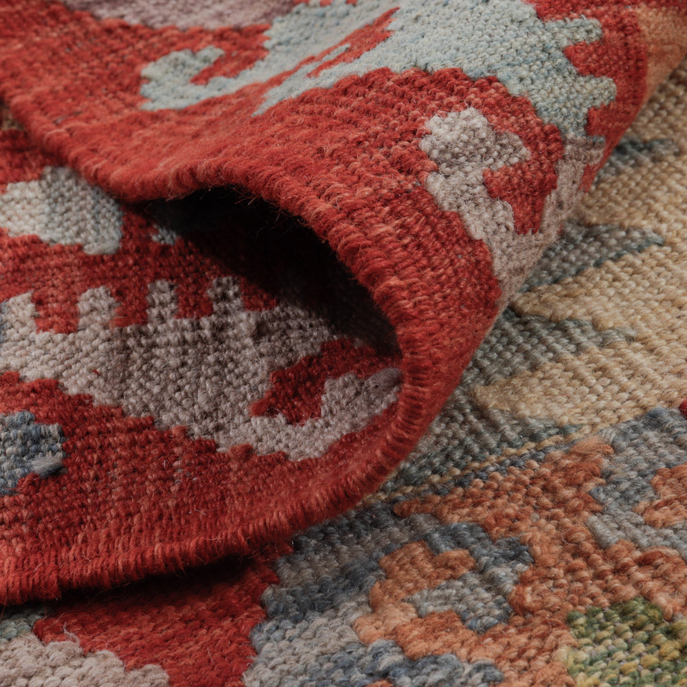 Kelim Teppich - Splash - 128 x 74 cm - mehrfarbig