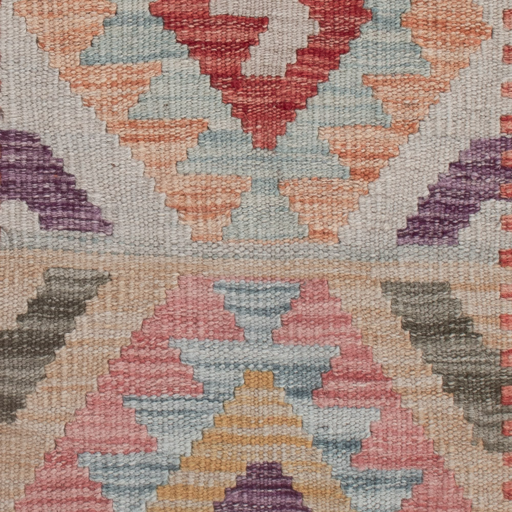 Kelim Teppich - Splash - 131 x 76 cm - mehrfarbig