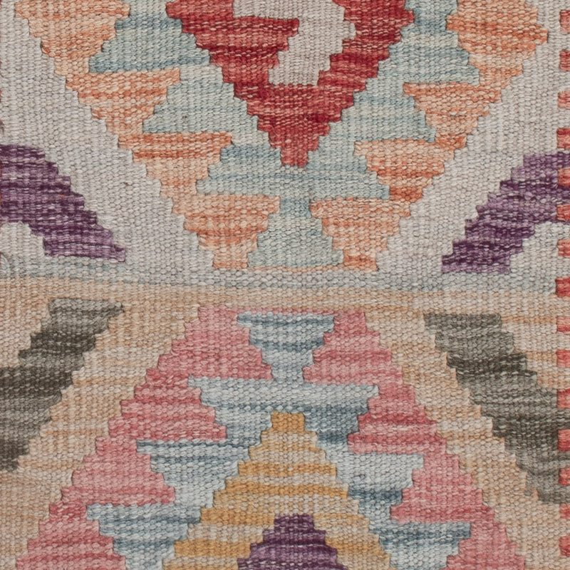 Kelim Teppich - Splash - 131 x 76 cm - mehrfarbig