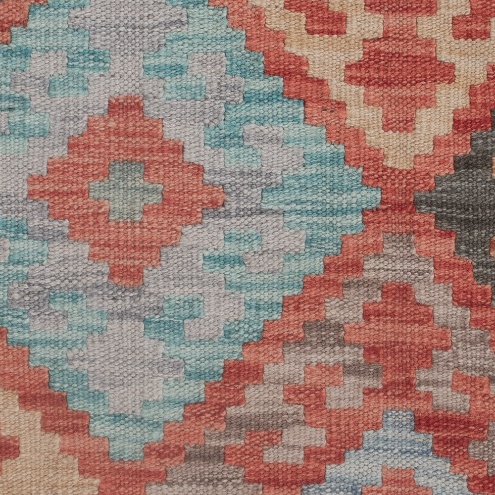 Kelim Teppich - Splash - 128 x 81 cm - mehrfarbig