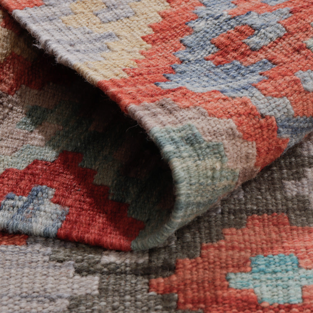 Kelim Teppich - Splash - 128 x 81 cm - mehrfarbig