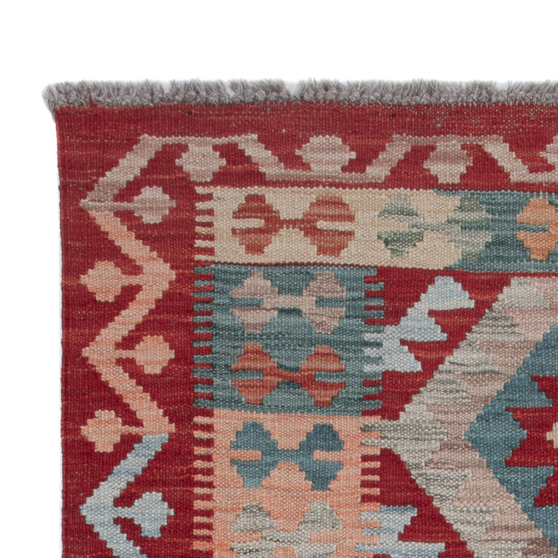 Kelim Teppich - Splash - 129 x 79 cm - mehrfarbig