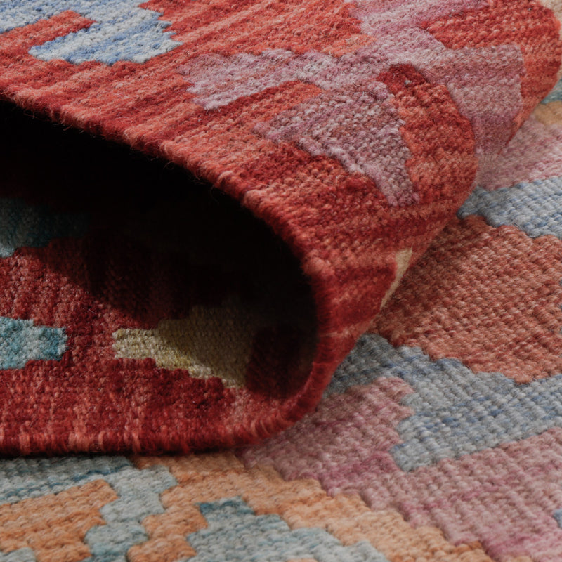 Kelim Teppich - Splash - 129 x 78 cm - mehrfarbig