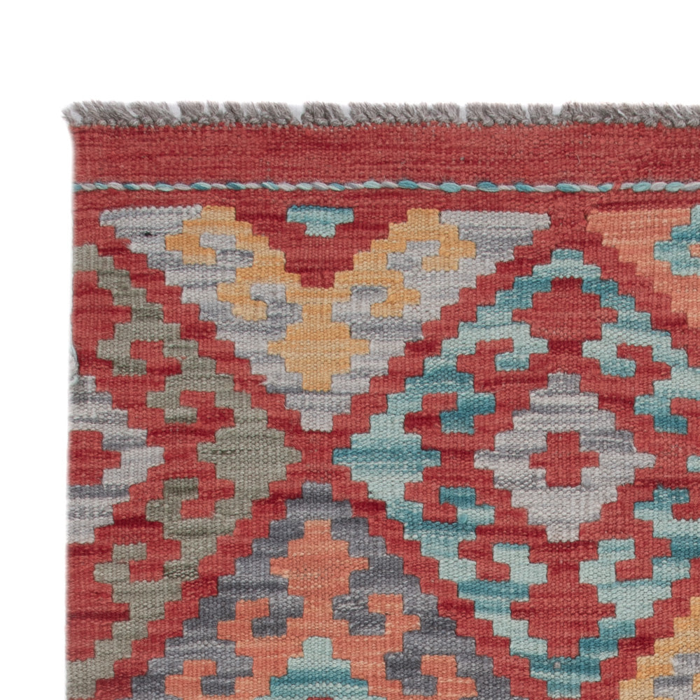 Kelim Teppich - Splash - 130 x 79 cm - mehrfarbig