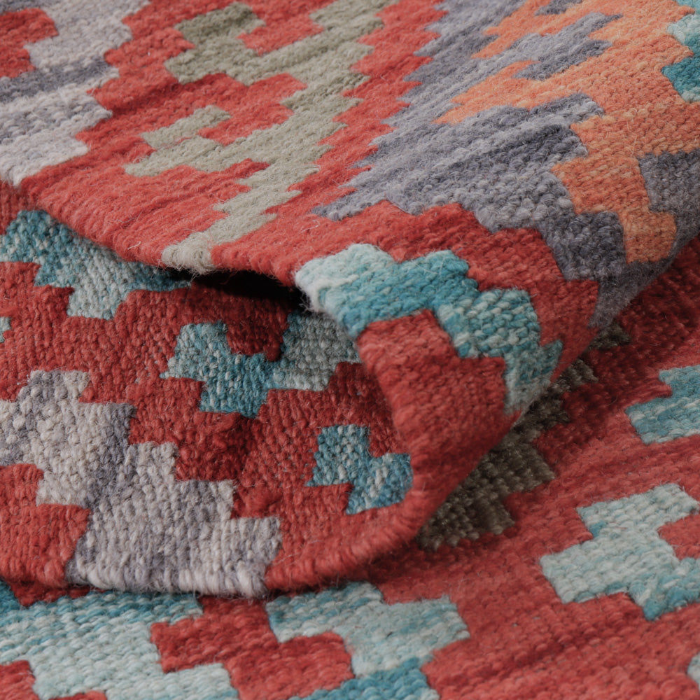 Kelim Teppich - Splash - 130 x 79 cm - mehrfarbig