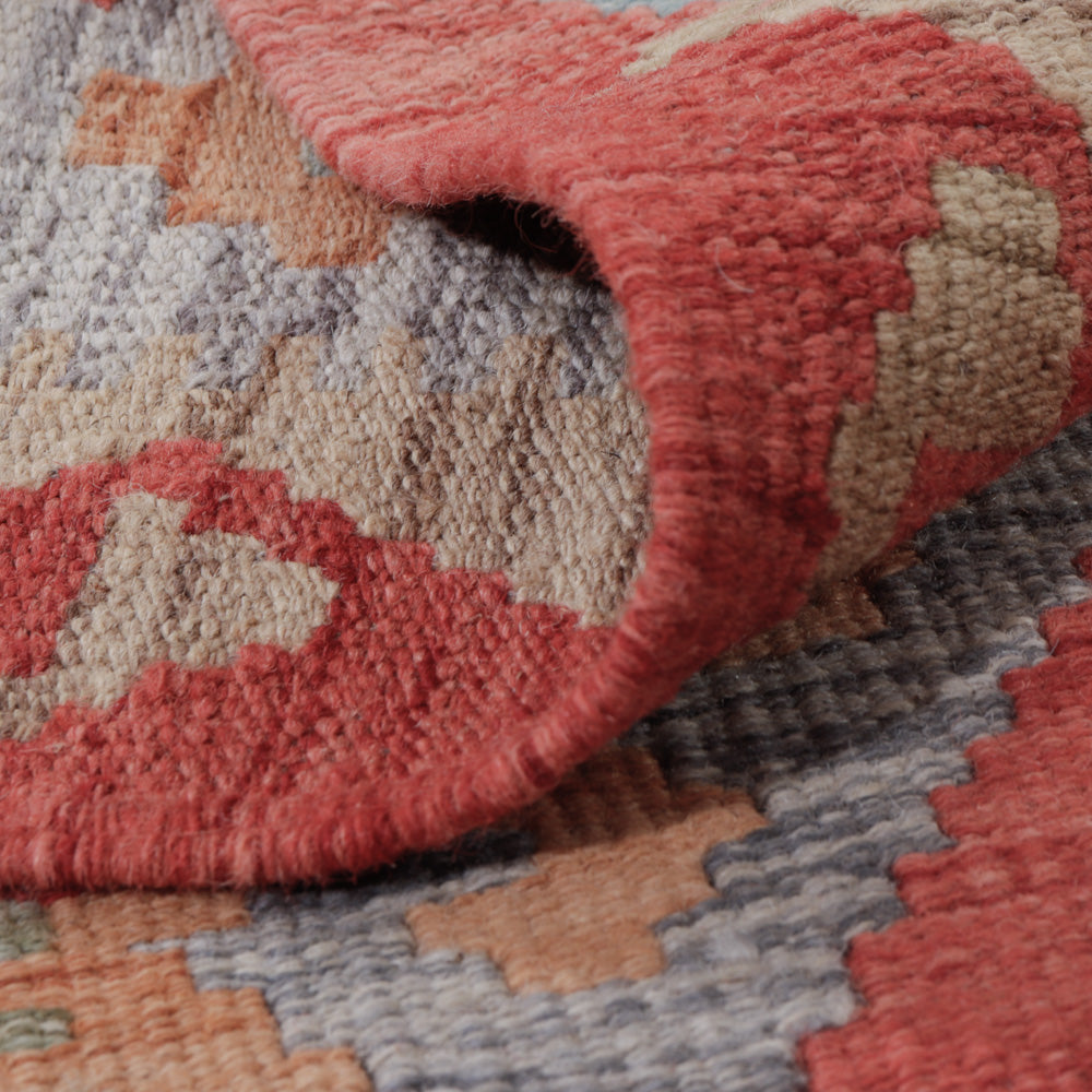 Kelim Teppich - Splash - 123 x 79 cm - mehrfarbig