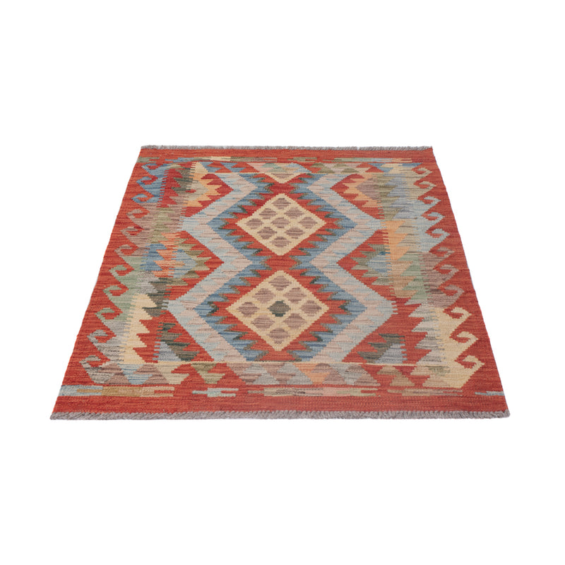 Kelim Teppich - Splash - 114 x 85 cm - mehrfarbig