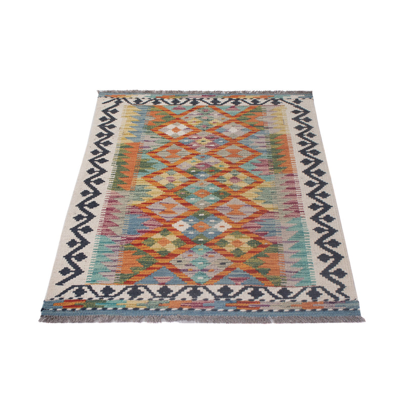 Kelim Teppich - Splash - 118 x 77 cm - mehrfarbig