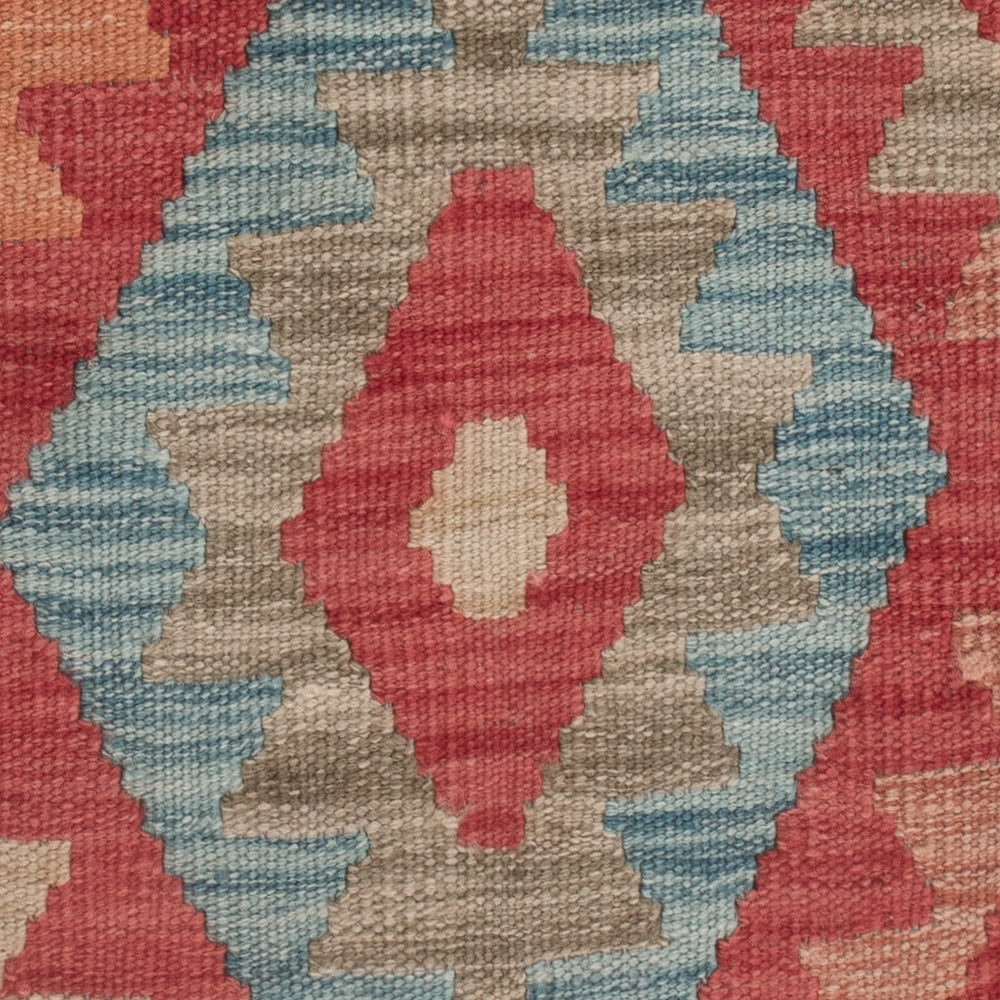 Kelim Teppich - Splash - 121 x 74 cm - mehrfarbig