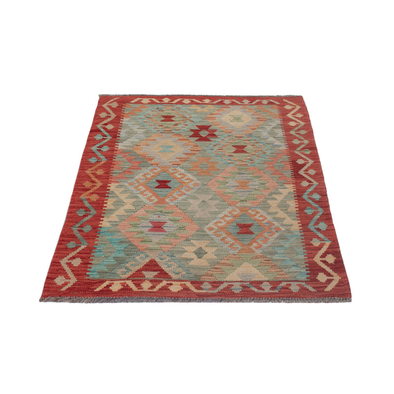 Kelim Teppich - Splash - 123 x 86 cm - mehrfarbig