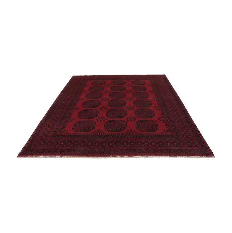 Afghan Teppich - Filpa - 290 x 206 cm - dunkelrot