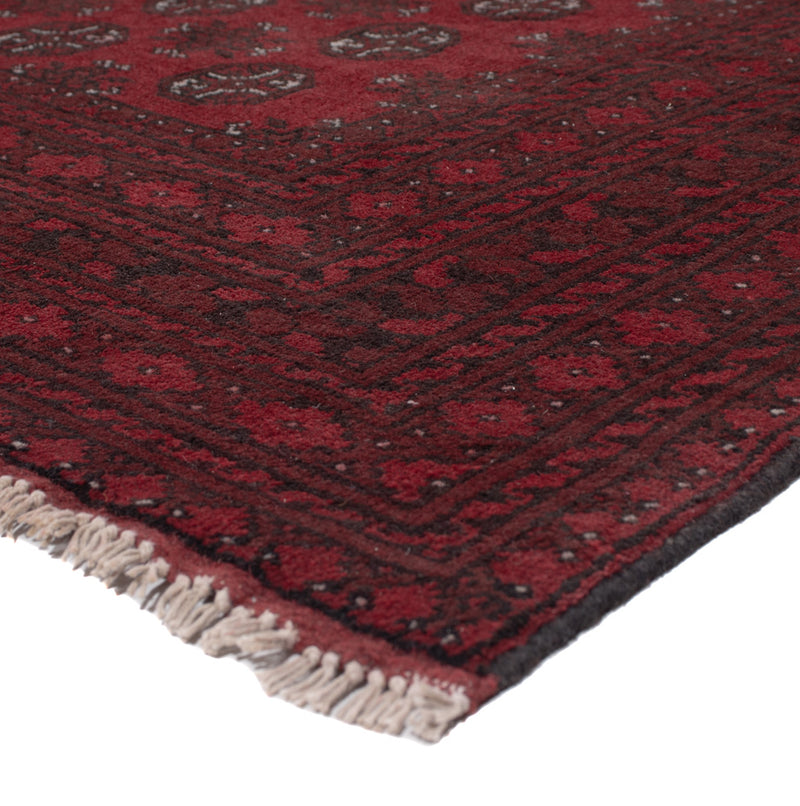 Afghan Teppich - Filpa - 288 x 198 cm - dunkelrot