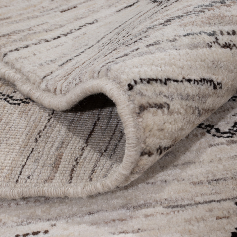 Berber Teppich - 347 x 250 cm - dunkelgrau