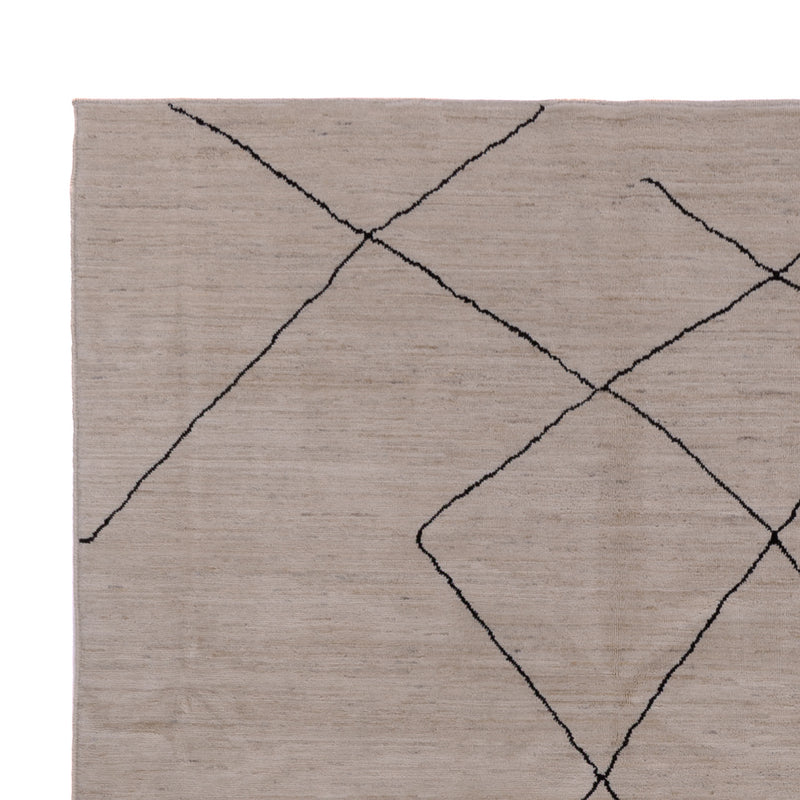 Berber Teppich - 345 x 247 cm - grau