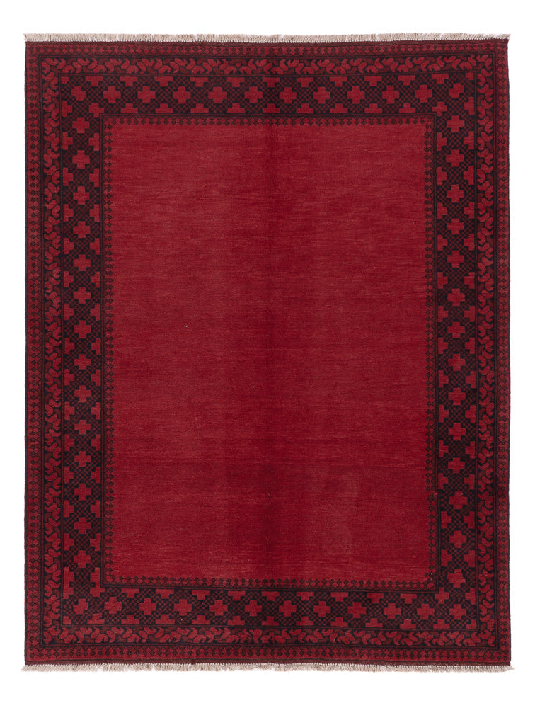 Afghan Teppich - Filpa - 200 x 150 cm - rot