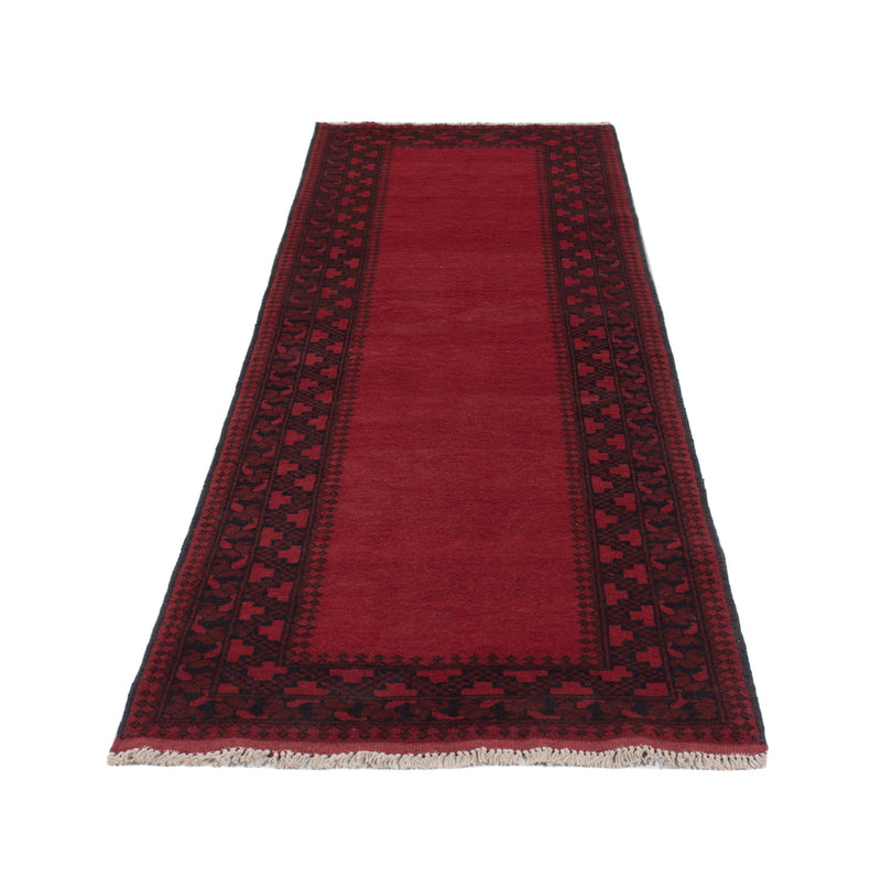 Läufer Afghan - Filpa - 293 x 80 cm - rot