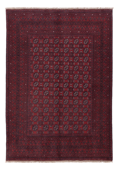 Akhche Teppich 166x238cm - Perserteppich - dunkelrot