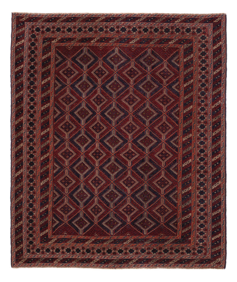 Läufer Kelim - Oriental - 177 x 156 cm - dunkelbeige