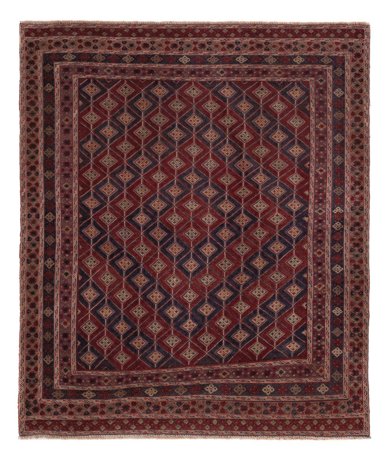 Läufer Kelim - Oriental - 186 x 158 cm - dunkelbeige