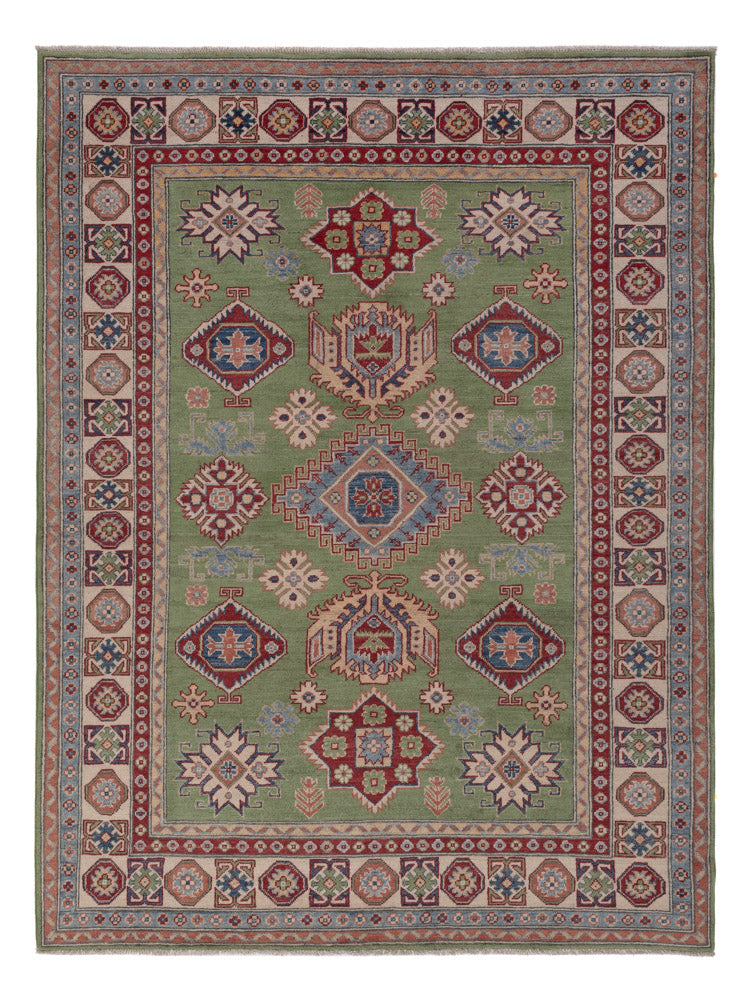 Ziegler Teppich - Kazak - 237 x 173 cm - grün