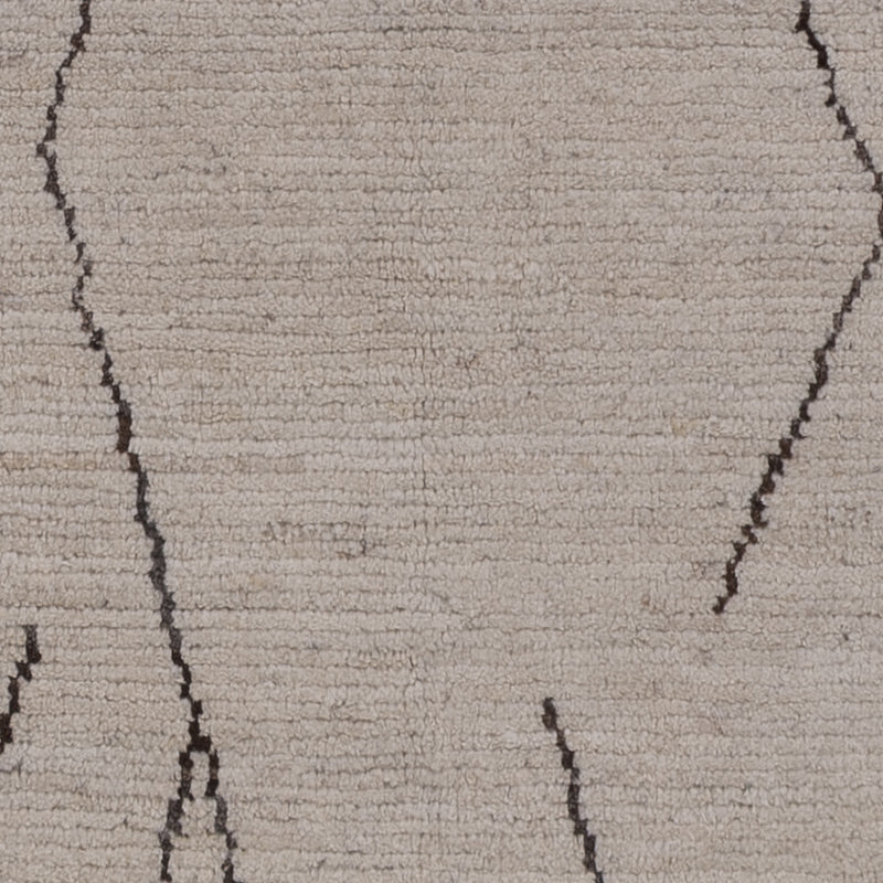 Berber Teppich - 200 x 161 cm - grau