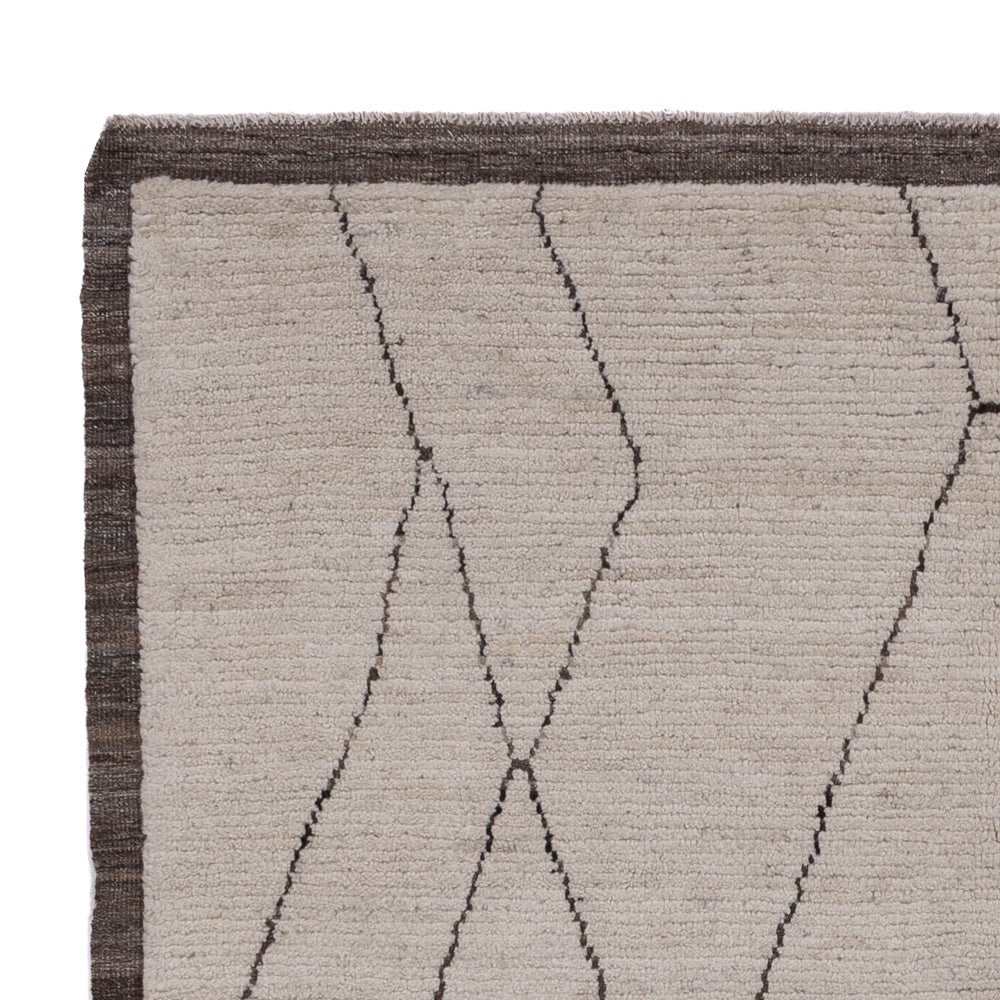 Berber Teppich - 200 x 161 cm - grau