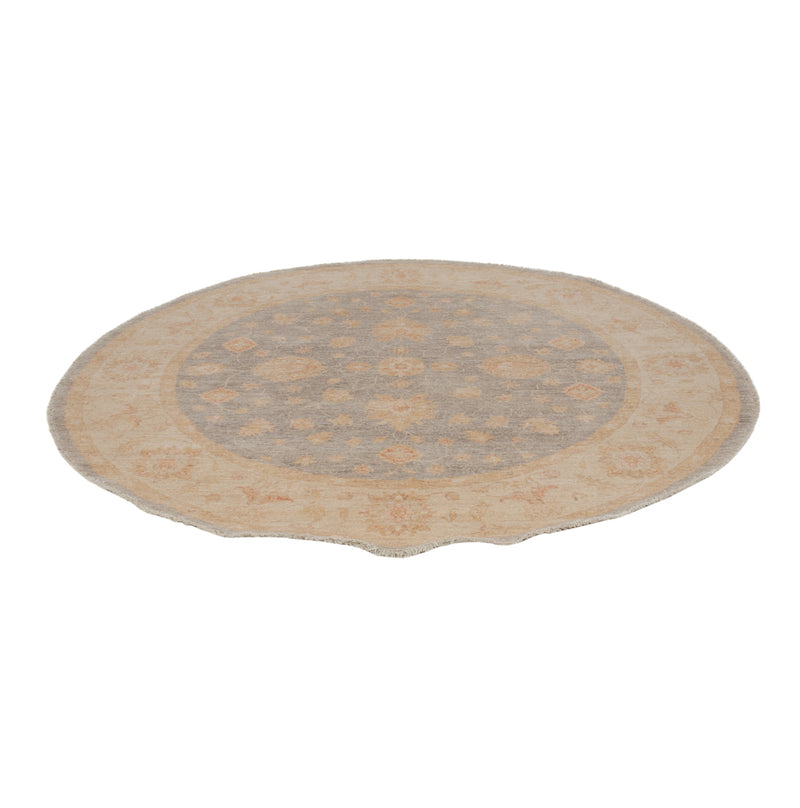 Ziegler Teppich rund  - 200 x 195 cm - blau