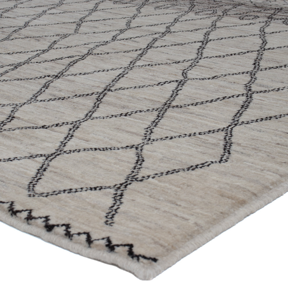 Berber Teppich - 296 x 201 cm - grau