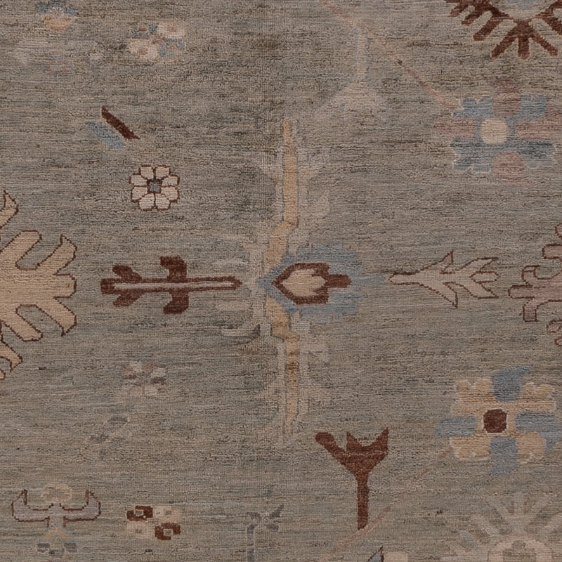 Ziegler Teppich - Usak - 300 x 247 cm - dunkelbeige