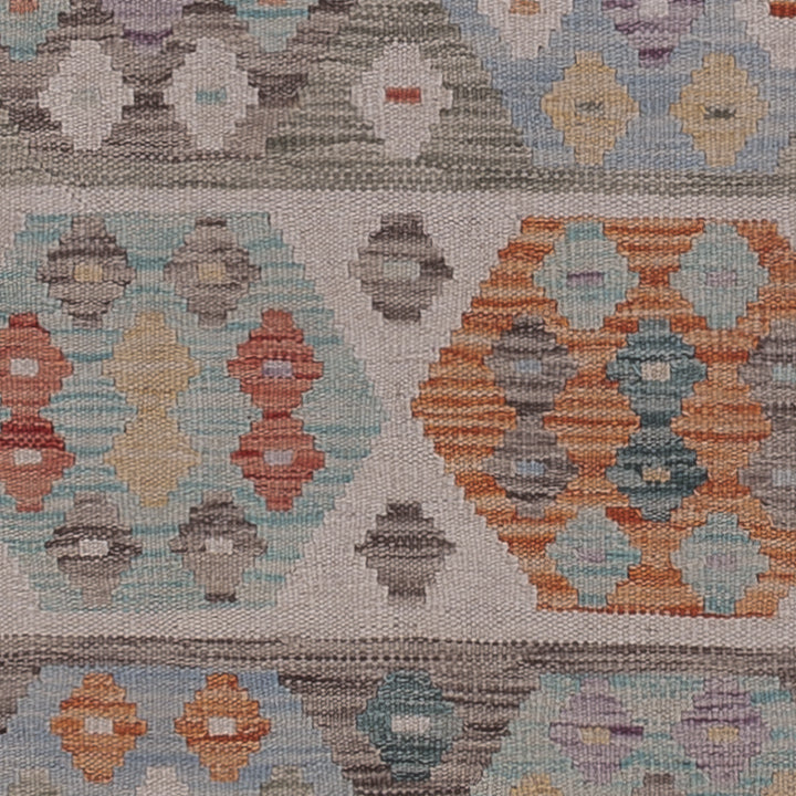 Läufer Kelim - Splash - 247 x 85 cm - mehrfarbig