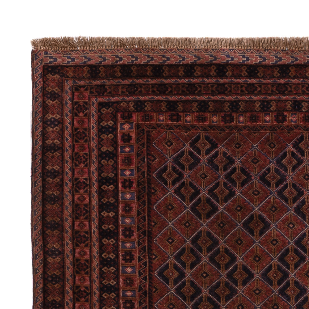 Kelim Teppich - Oriental - 205 x 159 cm - dunkelrot