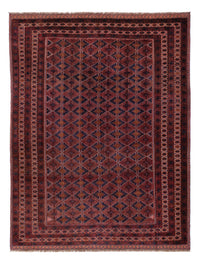 Kelim Teppich - Oriental - 194 x 148 cm - dunkelrot