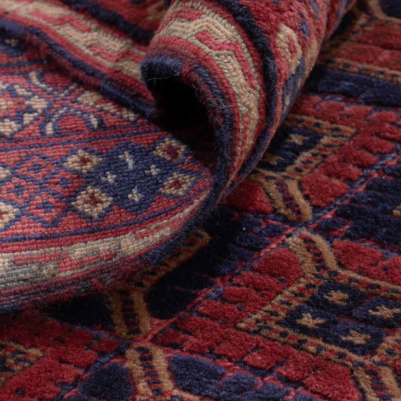 Kelim Teppich - Oriental - 191 x 146 cm - dunkelrot