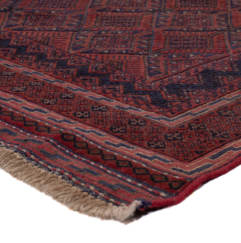 Kelim Teppich - Oriental - 182 x 137 cm - dunkelrot
