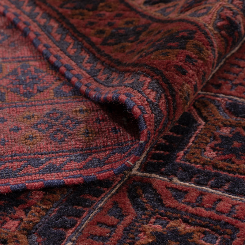 Kelim Teppich - Oriental - 186 x 141 cm - dunkelrot