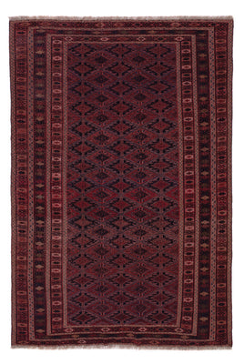 Kelim Teppich - Oriental - 221 x 146 cm - dunkelrot