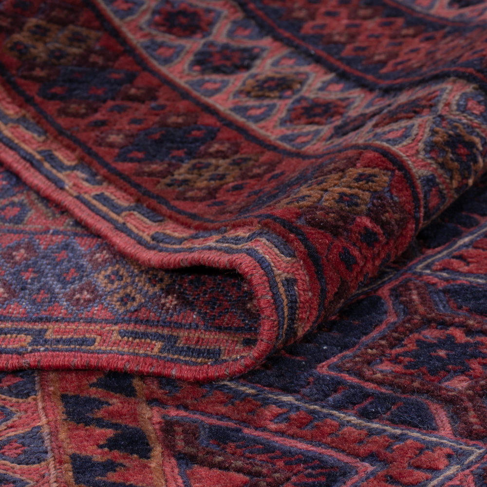 Kelim Teppich - Oriental - 187 x 150 cm - dunkelrot