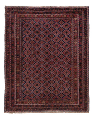 Kelim Teppich - Oriental - 178 x 146 cm - dunkelrot